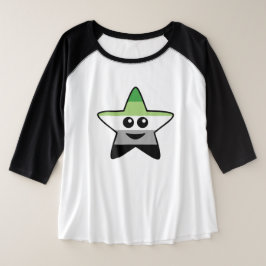 Camiseta de tamaño Aromántico Star Plus