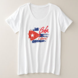 CAMISETA DE TAMAÑO DE CUBA LIBRE PLUS