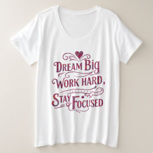 Camiseta de tamaño más grande para mujeres