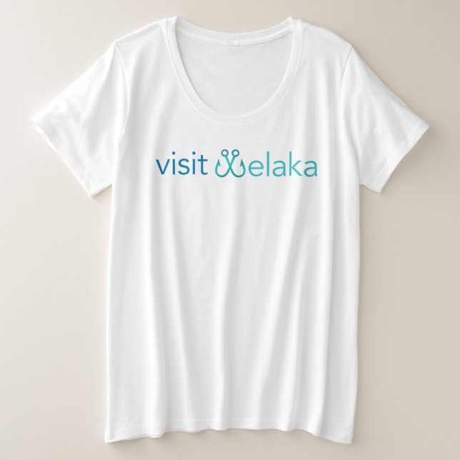 Camiseta de tamaño superior para mujeres (Anverso del diseño)