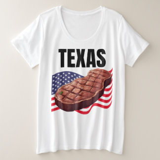Camiseta de tamaño superior para mujeres de Texas