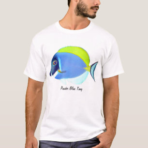 Camiseta de Tang de los azules claros