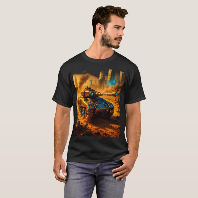Camiseta de tanque Infierno Urbano – Campo de bata (Anverso completo)