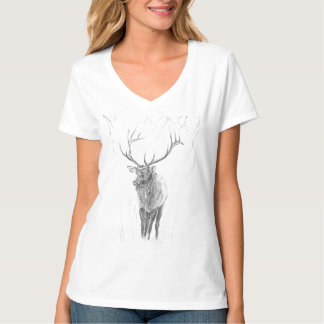 Camiseta de tanque mandala de ciervo tribal