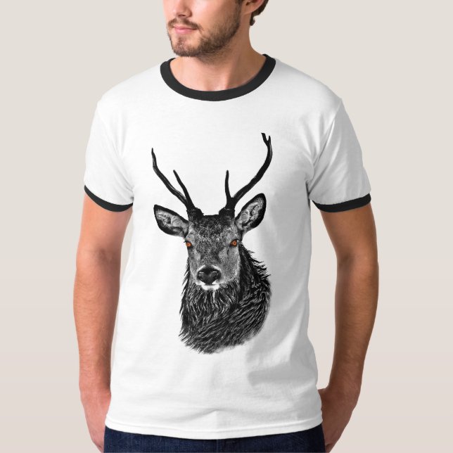 Camiseta de tanque mandala tribal de ciervo (Anverso)