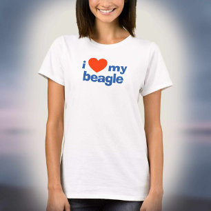 Camiseta de tanque Me encanta mi beagle