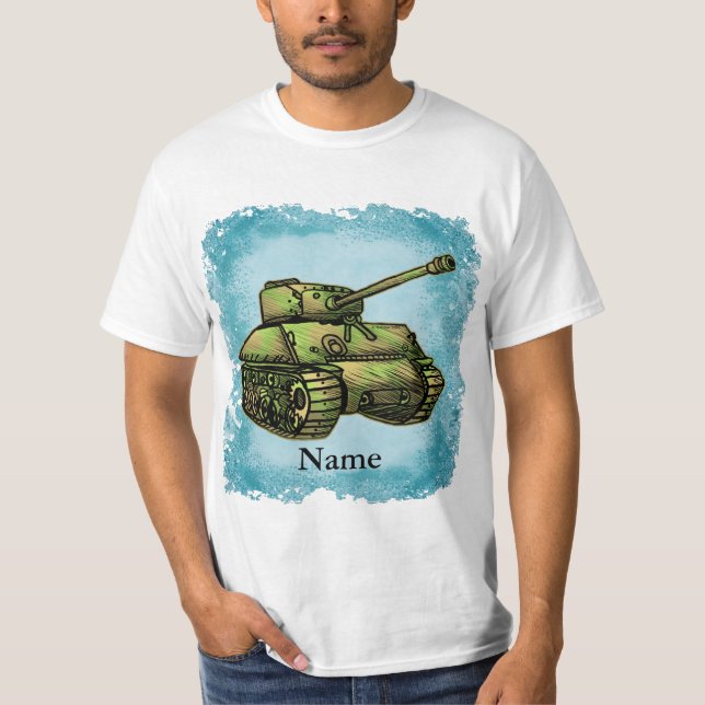 Camiseta de tanque militar (Anverso)