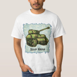 Camiseta de tanque militar