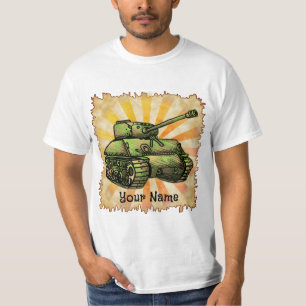 Camiseta de tanque militar