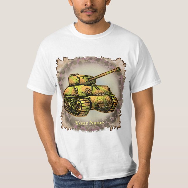 Camiseta de tanque militar (Anverso)