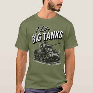 Camiseta De Tanque Militar Me Gusta El Tanque De T