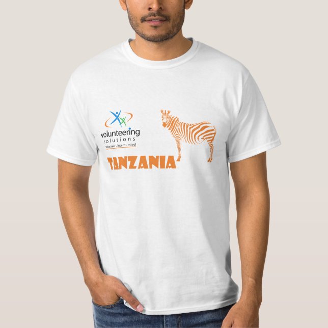 Camiseta de Tanzania - ofrecerse voluntariamente (Anverso)