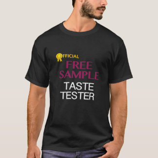 Camiseta de TasteTester de la muestra libre del