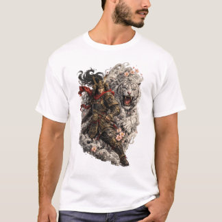 Camiseta de tatuaje de tigre samurái japonés | Ire