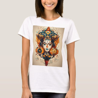 Camiseta de tatuaje femenino