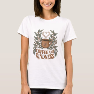 Camiseta de Taza de Eucalipto Retro de Café y Amab
