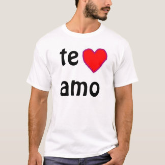 Camiseta de "Te amo"