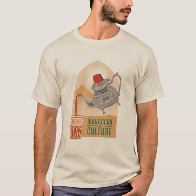 Camiseta de té de barad marroquí (Anverso)