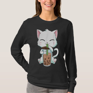 Camiseta de té de burbuja de Kawaii