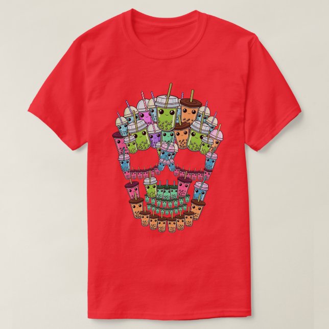 Camiseta de té de burbuja Hombres Boba Tea Regalo  (Diseño del anverso)