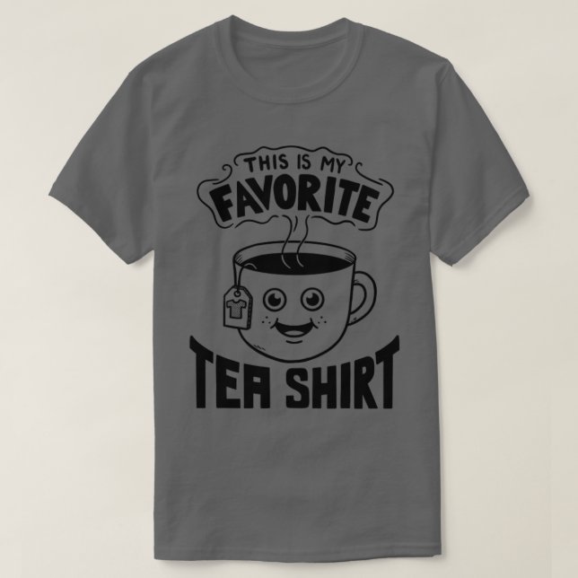 Camiseta de té favorita (Diseño del anverso)