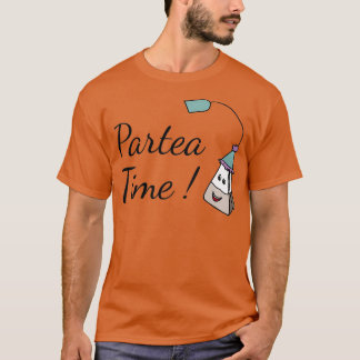 Camiseta de té y regalos de la fiesta gris