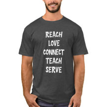 Camiseta de Teach Serve para Llegar a Love Connect