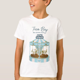 Camiseta de Team Boy Baby Shower 2025