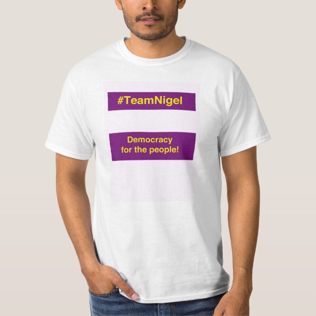 Camiseta de TeamNigel (Anverso)