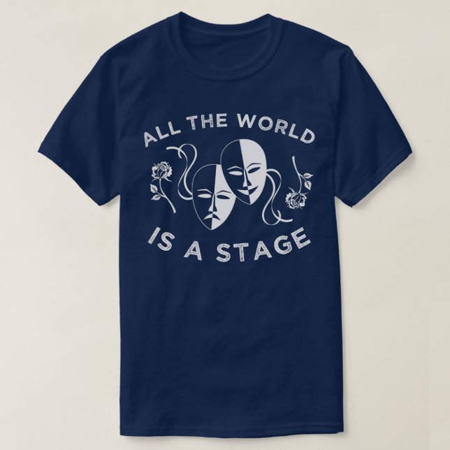 Camiseta de teatro, tetera de teatro, tetera de má (Diseño del anverso)