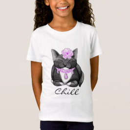 Camiseta De Tee Kitty Cute Tuxedo