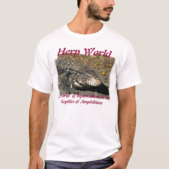 Camiseta de Tegu del mundo de Herp (Anverso)
