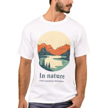 Camiseta de tema natural