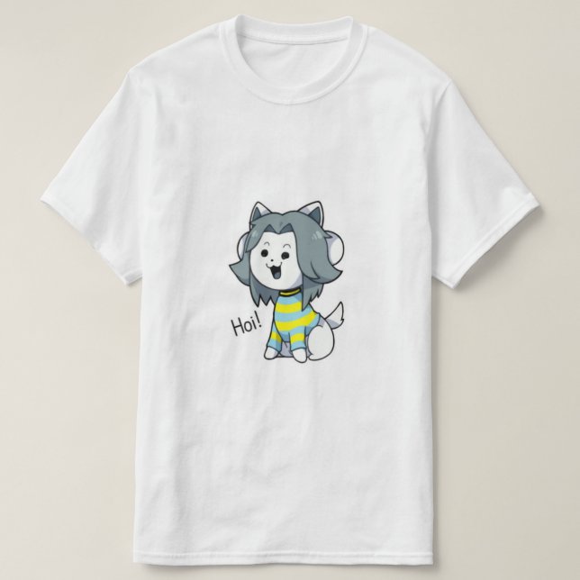 Camiseta de Temmie (Diseño del anverso)