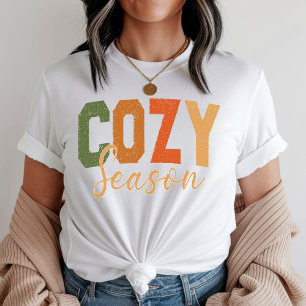 Camiseta de temporada acogedora, sudadera de otoño