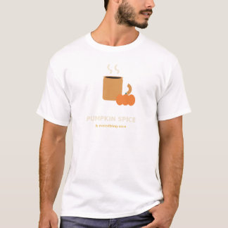 Camiseta de Temporada de Especias de Calabaza Otoñ