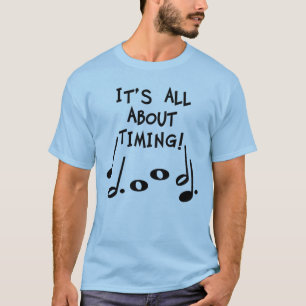 Camiseta de temporización musical