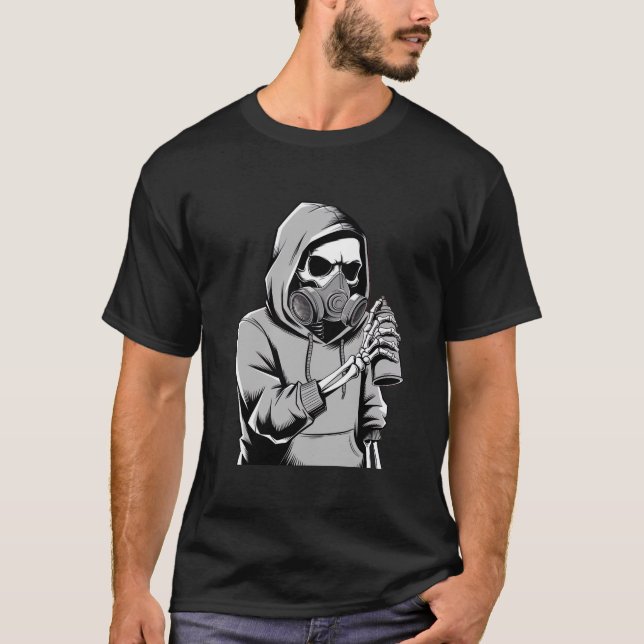 Camiseta de tendencia de Guay del artista del graf (Anverso)