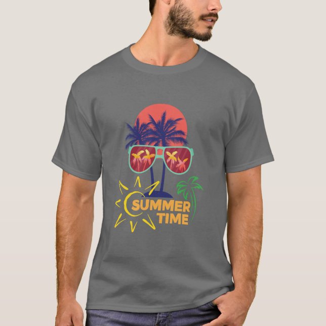 Camiseta de tendencia en verano (Anverso)