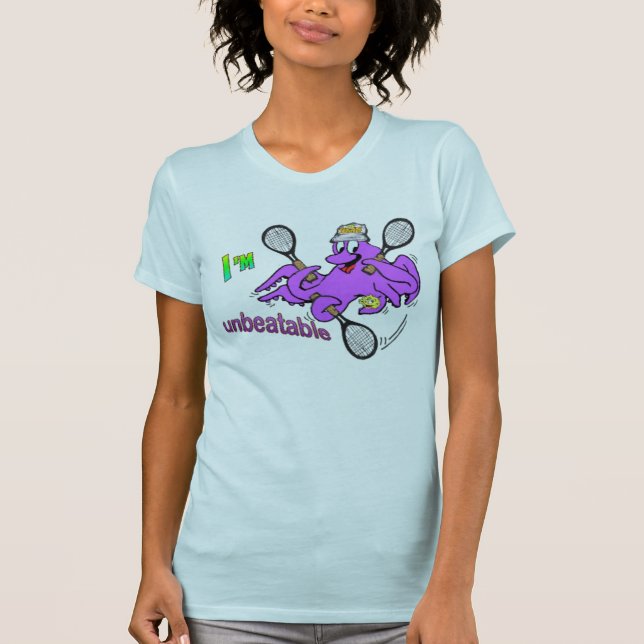 Camiseta de tenis de pulpo para mujeres (Anverso)