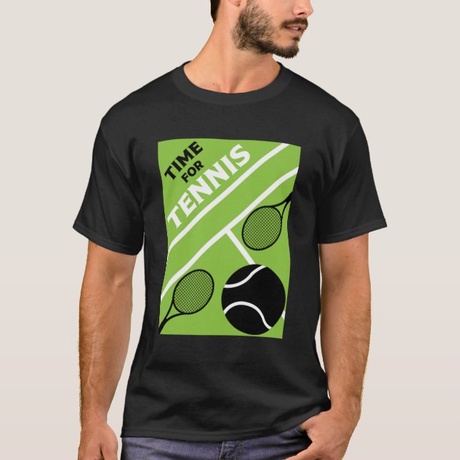 Camiseta De Tenis En El Jardín (Anverso)
