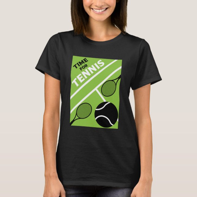 Camiseta De Tenis En El Jardín (Anverso)