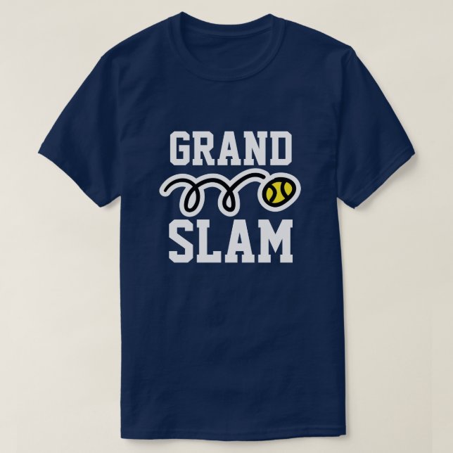 Camiseta de tenis Grand Slam para jugadores y afic (Diseño del anverso)