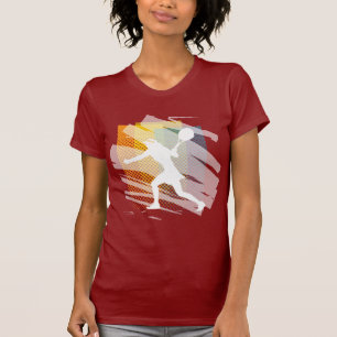 Camiseta de tenis linda para mujeres