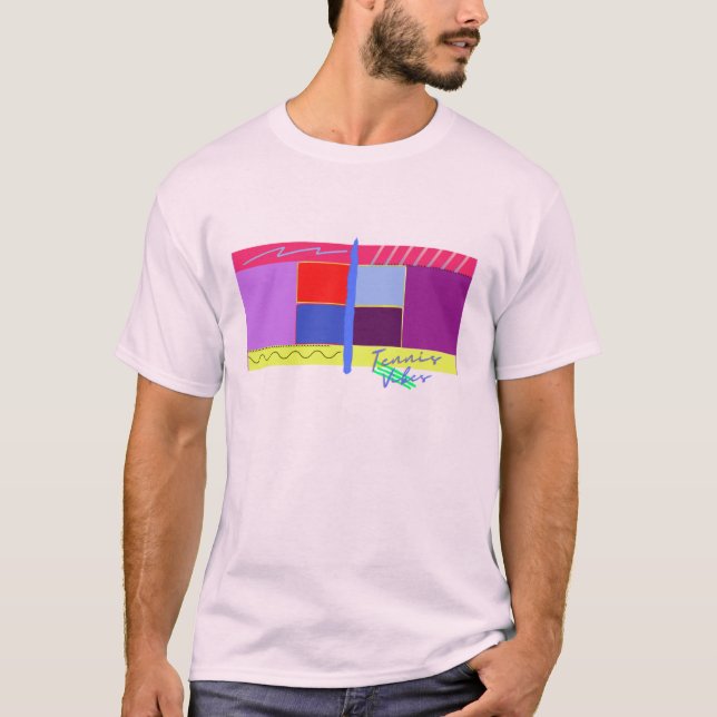 Camiseta de tenis masculina por Tennis Vibes (Anverso)