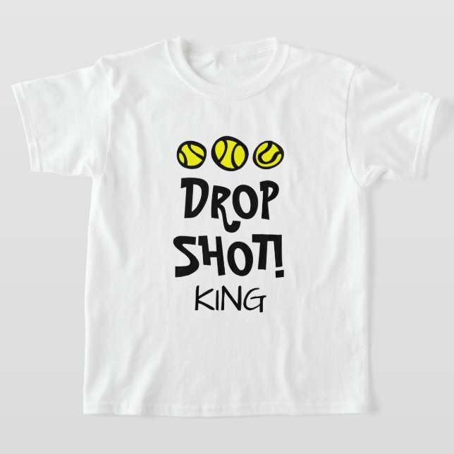 Camiseta de tenis para niños de Drop Shot King Fun (Distribución)