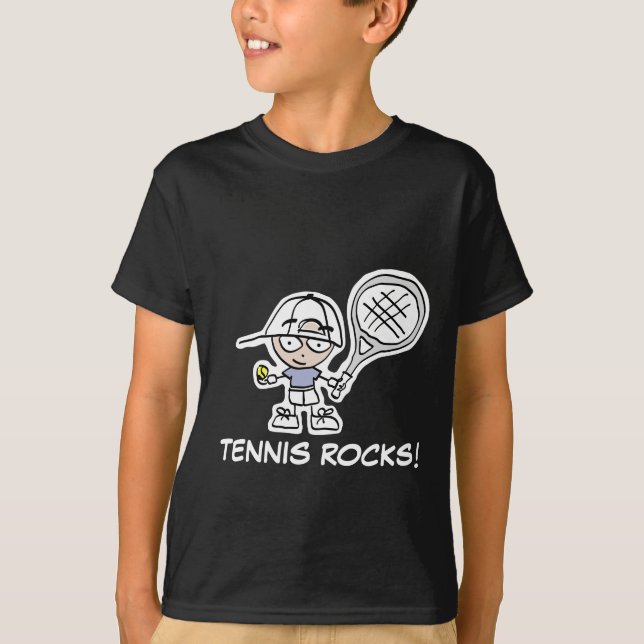 Camiseta de tenis para niños | Personalizado de Te (Anverso)