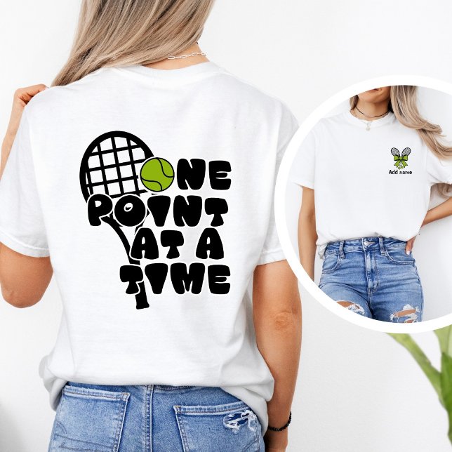 Camiseta de tenis personalizada para niñas con laz (Subido por el creador)