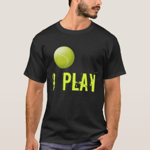 Camiseta de tenis personalizado. Balón de tenis Añ