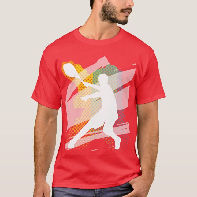 Camiseta de tenis roja (Anverso)